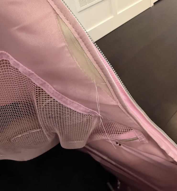Medium Pink Built-in Bag - Minorly Imperfect FINAL SALE