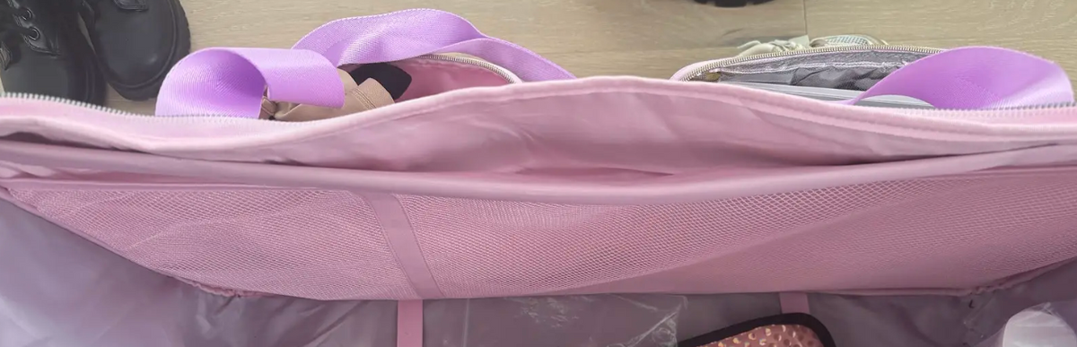 Large Pink Built-in Bag - Minorly Imperfect FINAL SALE