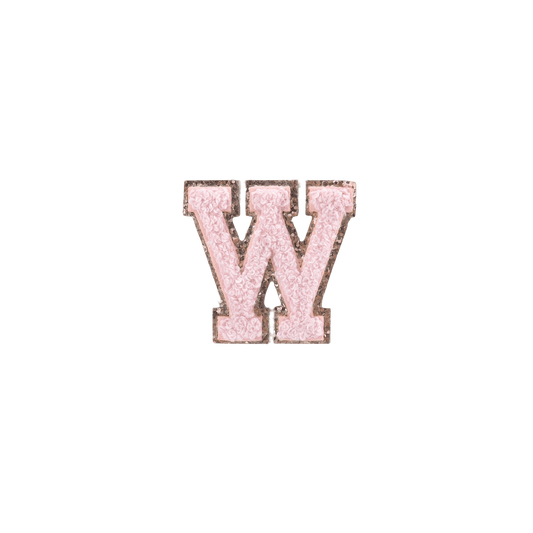 W Letter Patches